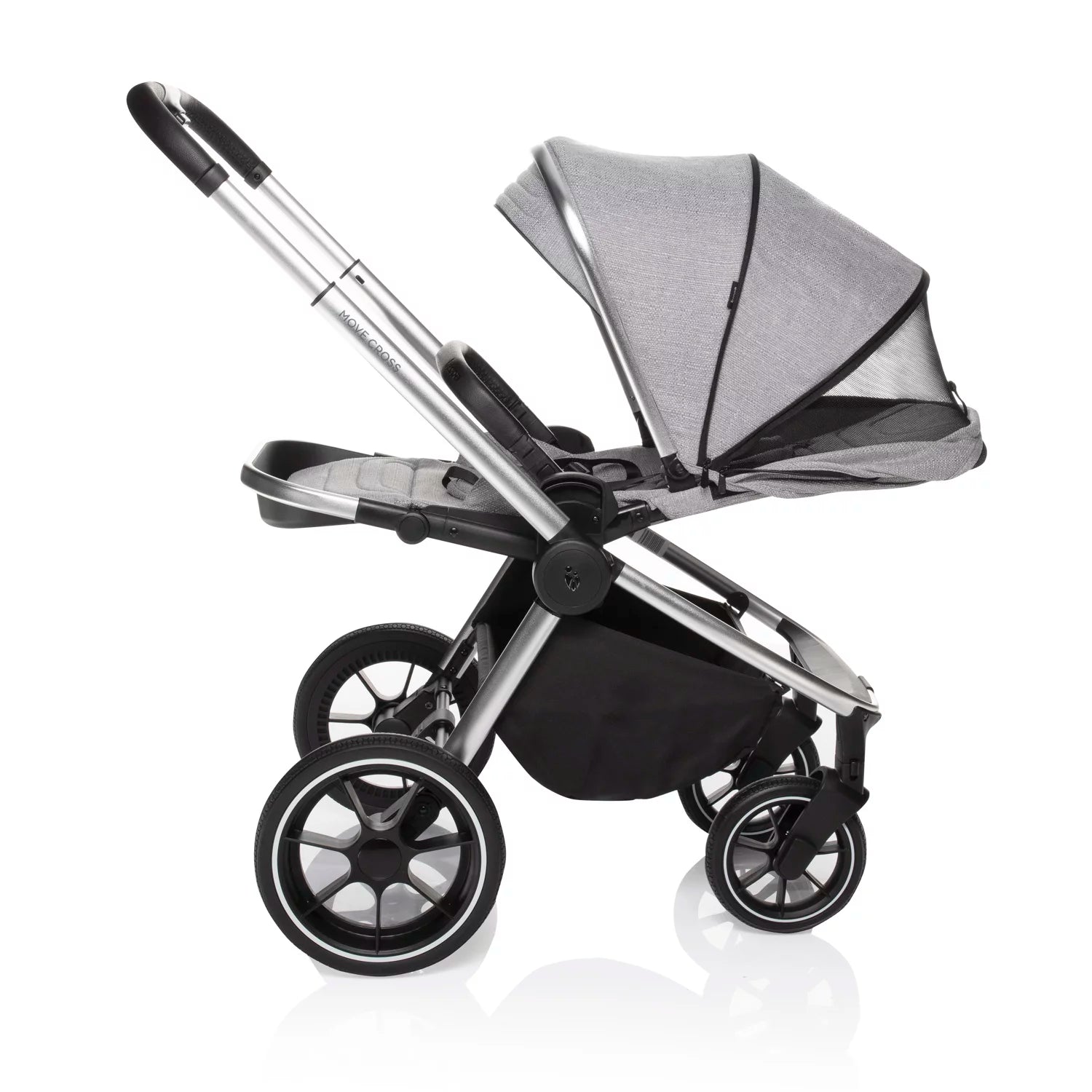 Детска Количка Move Cross Silver Grey Silver Zopa