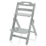 Детско Дървено Столче За Хранене Clipp & Clapp Grey Zopa