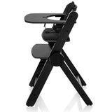 Детско Дървено Столче За Хранене Clipp & Clapp Black Zopa