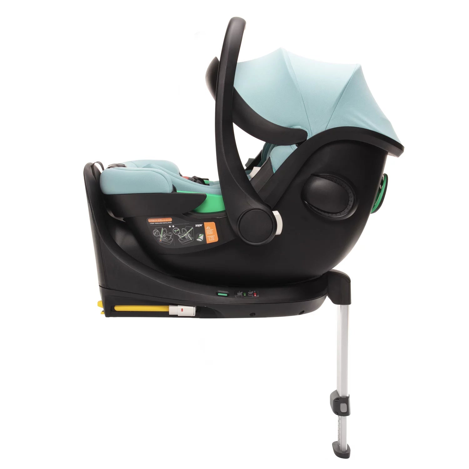 Детско Столче Кошница За Кола С База Xm Plus I Size (40 87 См) Aquatic Green Zopa