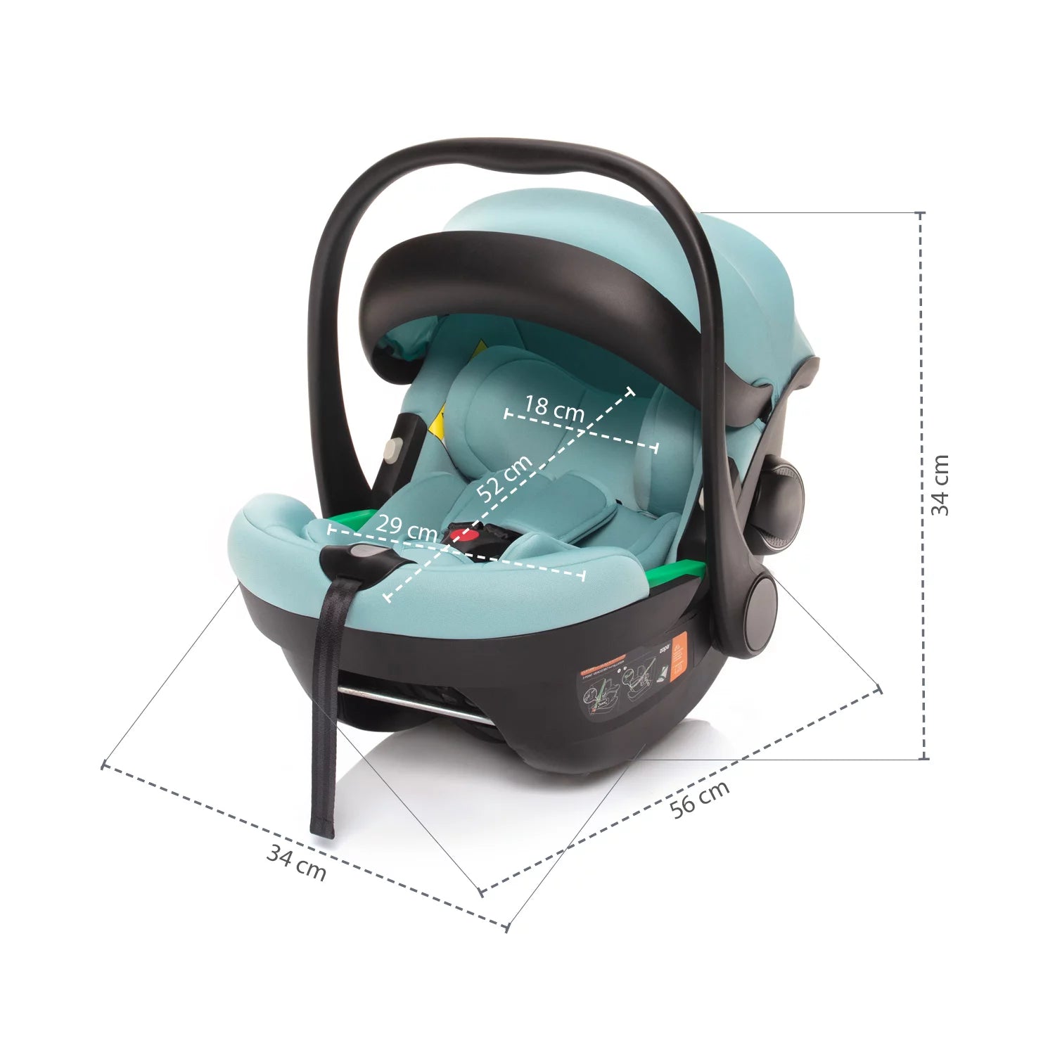 Детско Столче Кошница За Кола Xm Plus I Size (40 87 См) Foggy Grey Zopa