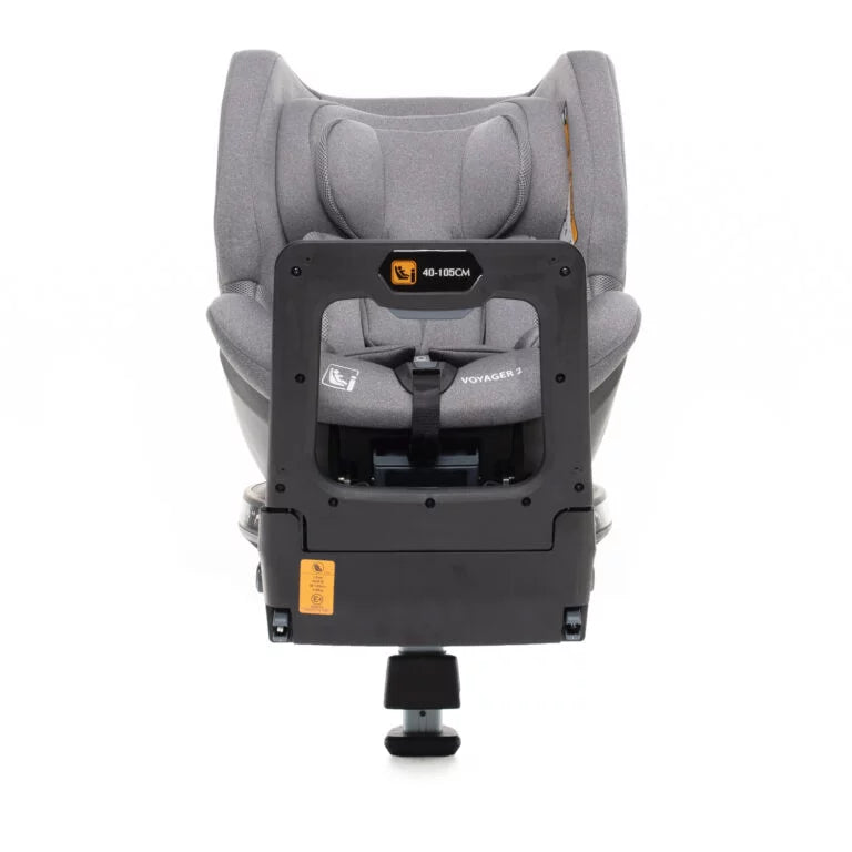 Детско Столче За Кола С Основа Voyager 2 (40 105см) Silver Grey Zopa