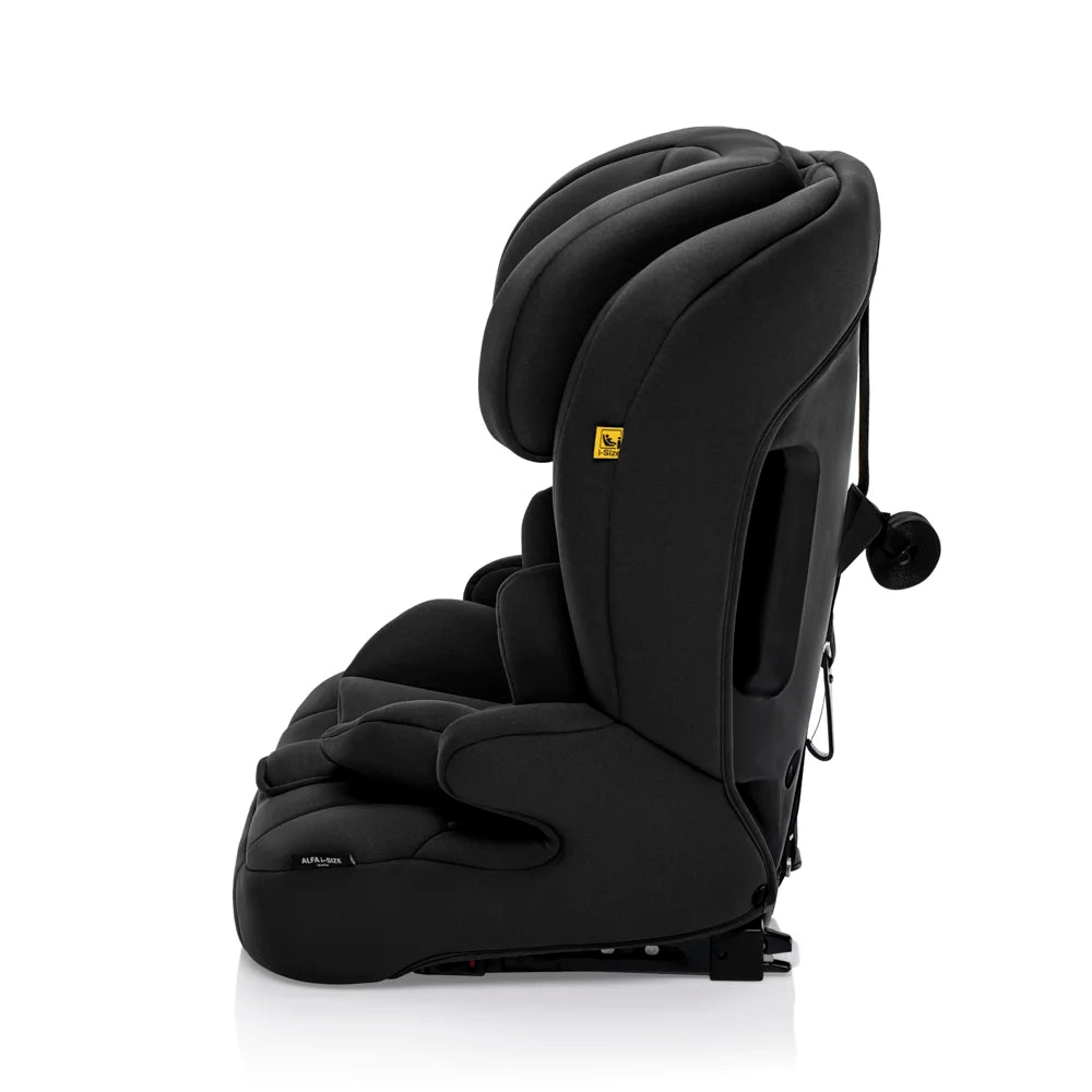 Детско Столче За Кола Alfa (76 150см) I Size Isofix Black Zopa