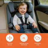 Детско Столче За Кола Alfa (76 150см) I Size Isofix Grey Zopa