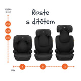 Детско Столче За Кола Beta (100 150см) I Size Isofix Black Zopa