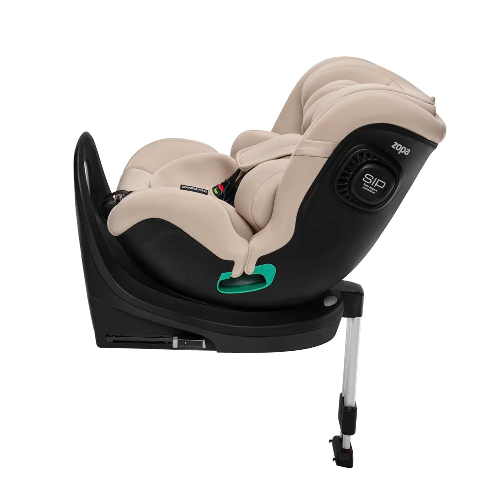 Детско Столче За Кола С Основа Voyager Maxi (40 135см) Ivory Beige Zopa