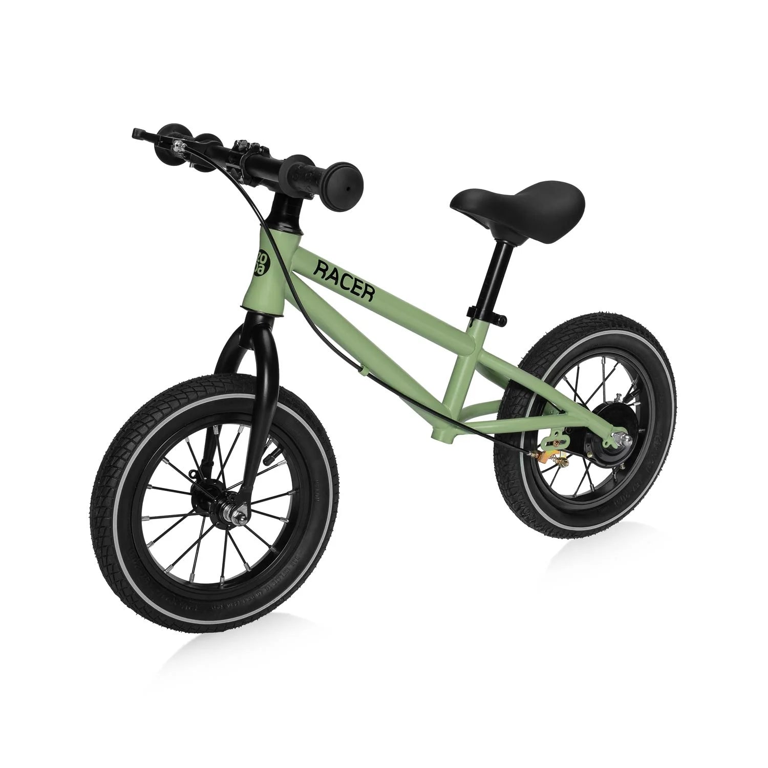 Колело За Баланс Racer С Ръчна Спирачка Moss Green Zopa