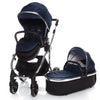 Комбинирана Количка 2 В 1 Mystic Royal Blue Silver Zopa