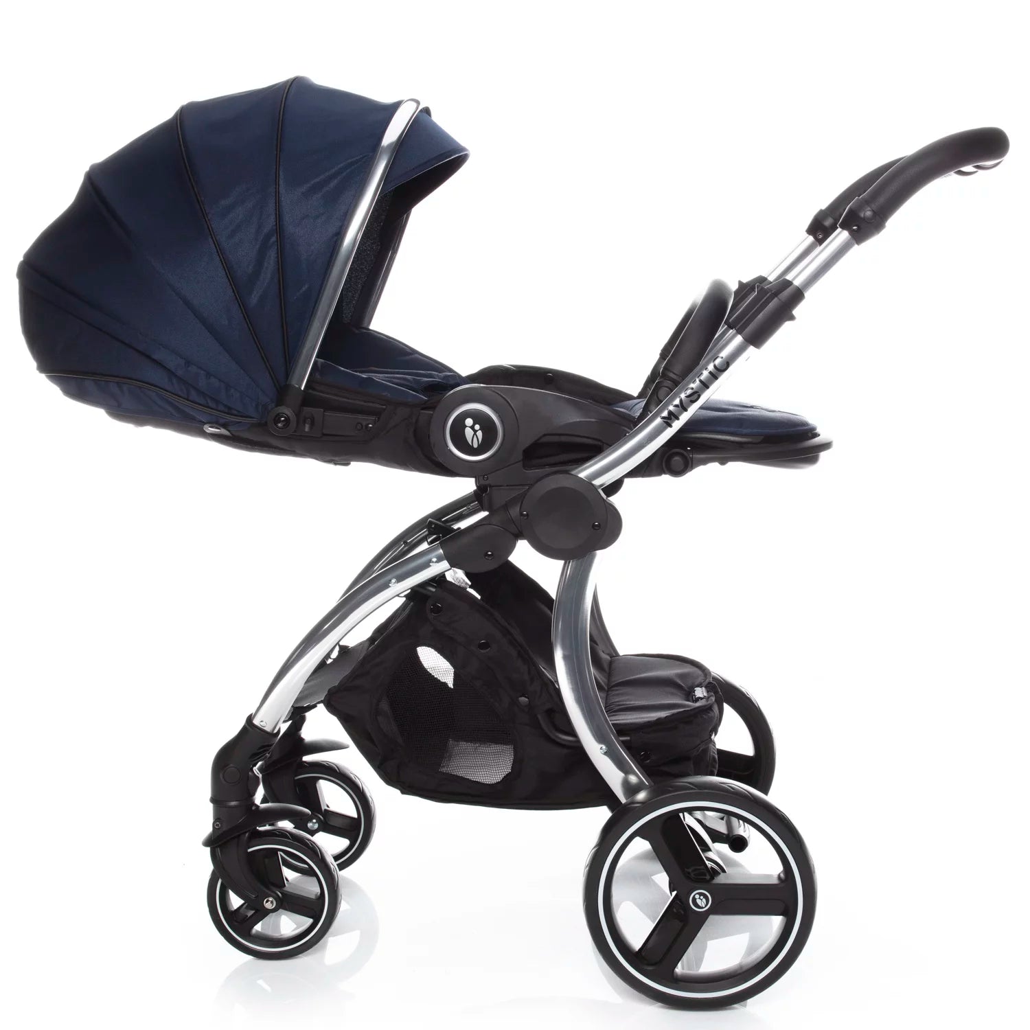 Комбинирана Количка 2 В 1 Mystic Royal Blue Silver Zopa