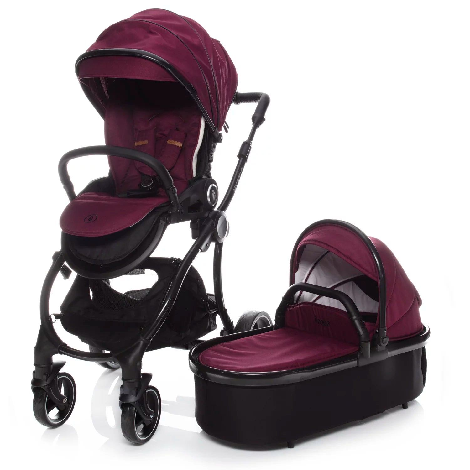 Комбинирана Количка 2 В 1 Mystic Bordo Red Zopa