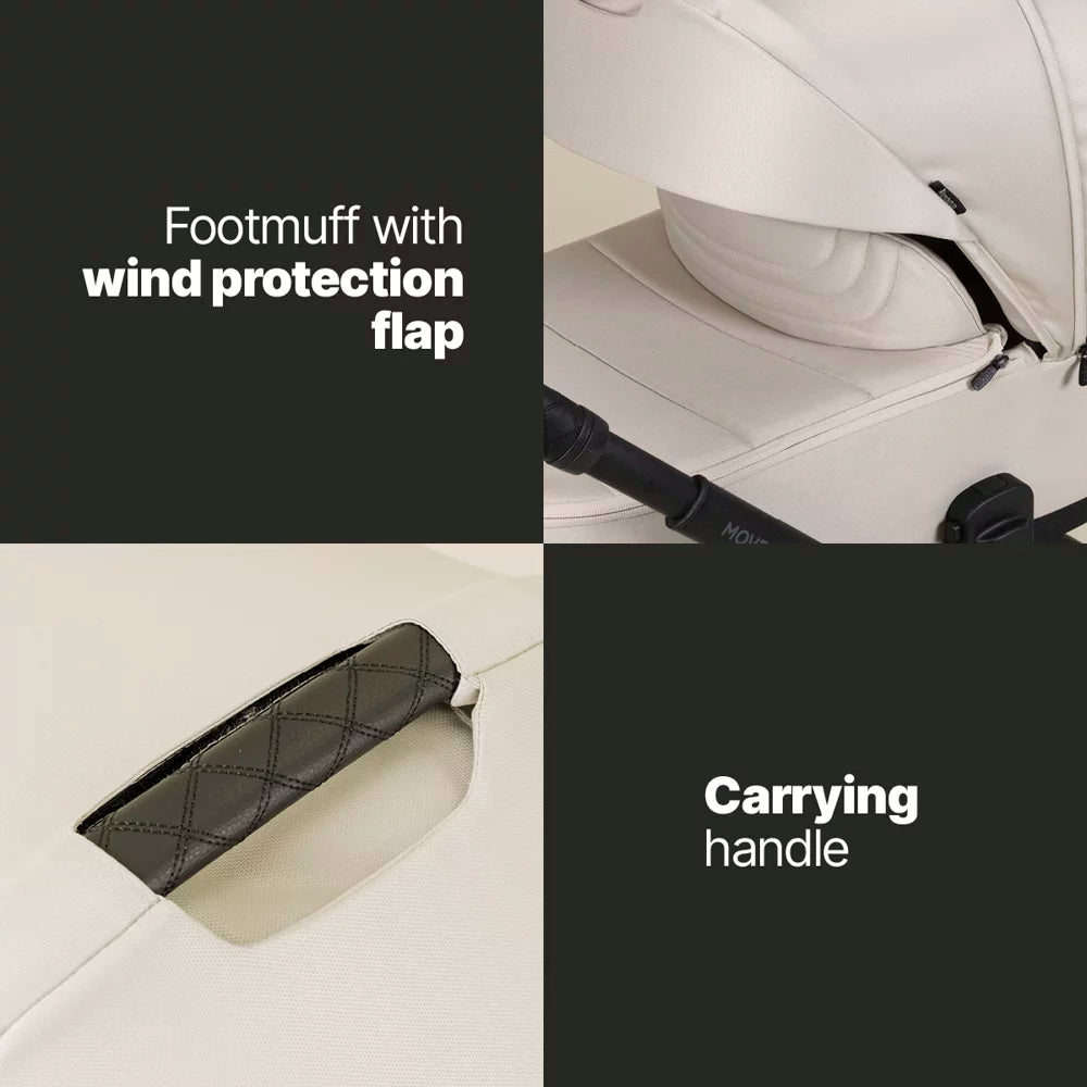Кош За Новородено Xl Move 5 Ivory Beige Zopa