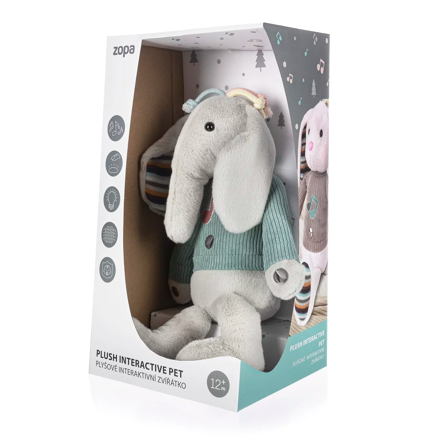 Плюшена Интерактивна Играчка Elephant Zopa