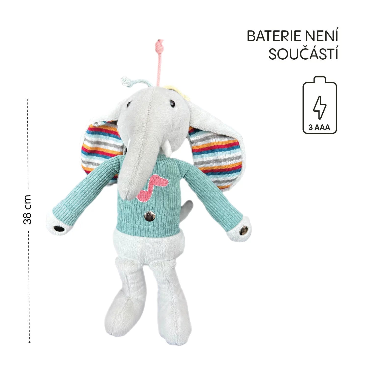 Плюшена Интерактивна Играчка Elephant Zopa