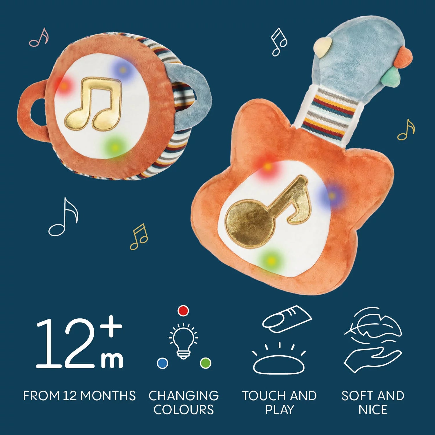 Плюшена Музикална Играчка 3в1 My First Guitar Zopa