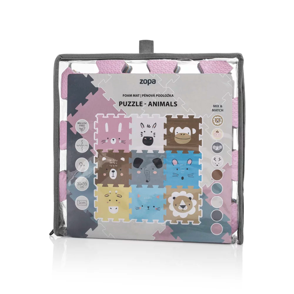Подложка За Под От Пяна Puzzle 30x30 См. Animals Zopa