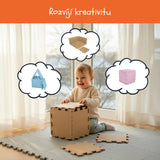 Подложка За Под От Пяна Puzzle 30x30 См. Hazel Brown Zopa
