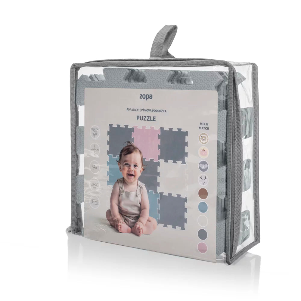Подложка За Под От Пяна Puzzle 30x30 См. Light Grey Zopa