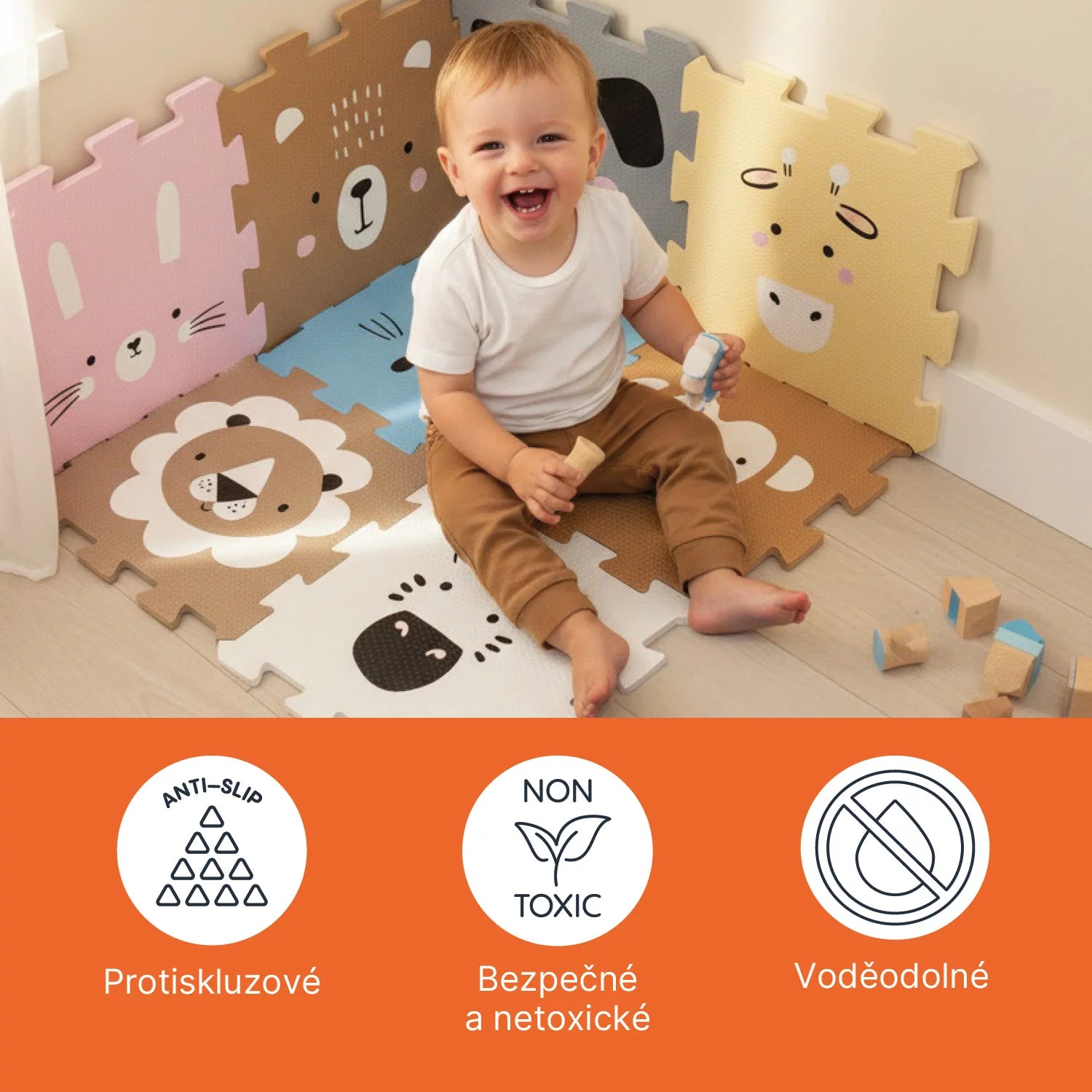 Подложка За Под От Пяна Puzzle 30x30 См. Logic Zopa