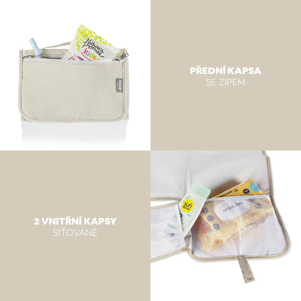 Подложка За Повиване Travel Shade Grey Zopa