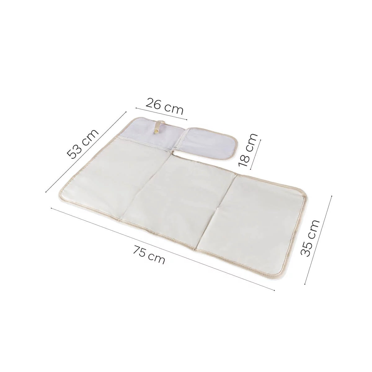 Подложка За Повиване Travel Shade Grey Zopa