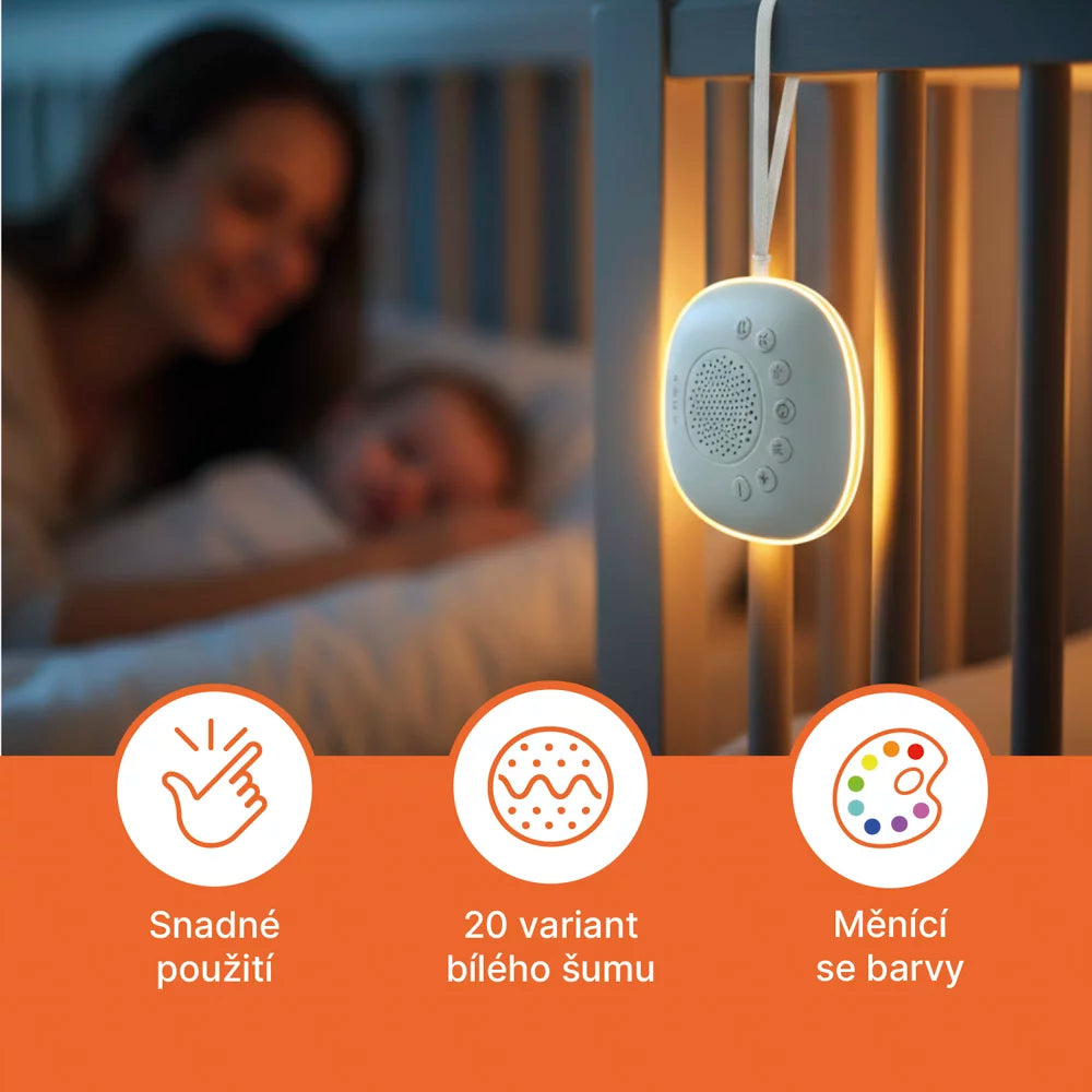 Преносим Уред За Сън, Led Светлина И Бял Шум White Zopa