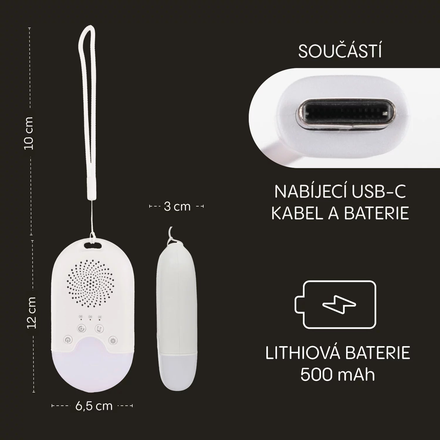 Преносима Машина За Бял Шум White Zopa