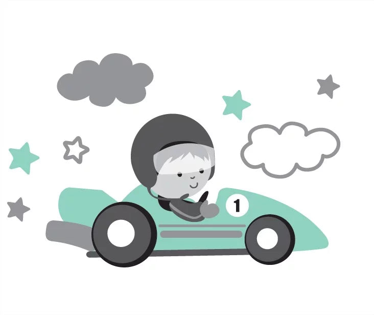 Racer Grey Mint Zopa WC-ülőke