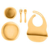 Силиконов Комплект За Хранене Mustard Yellow Zopa