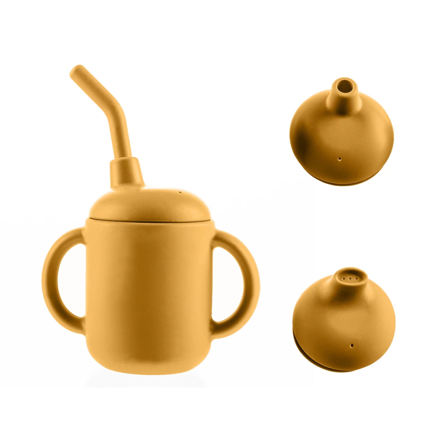 Силиконова Чаша 2в1 Mustard Yellow Zopa