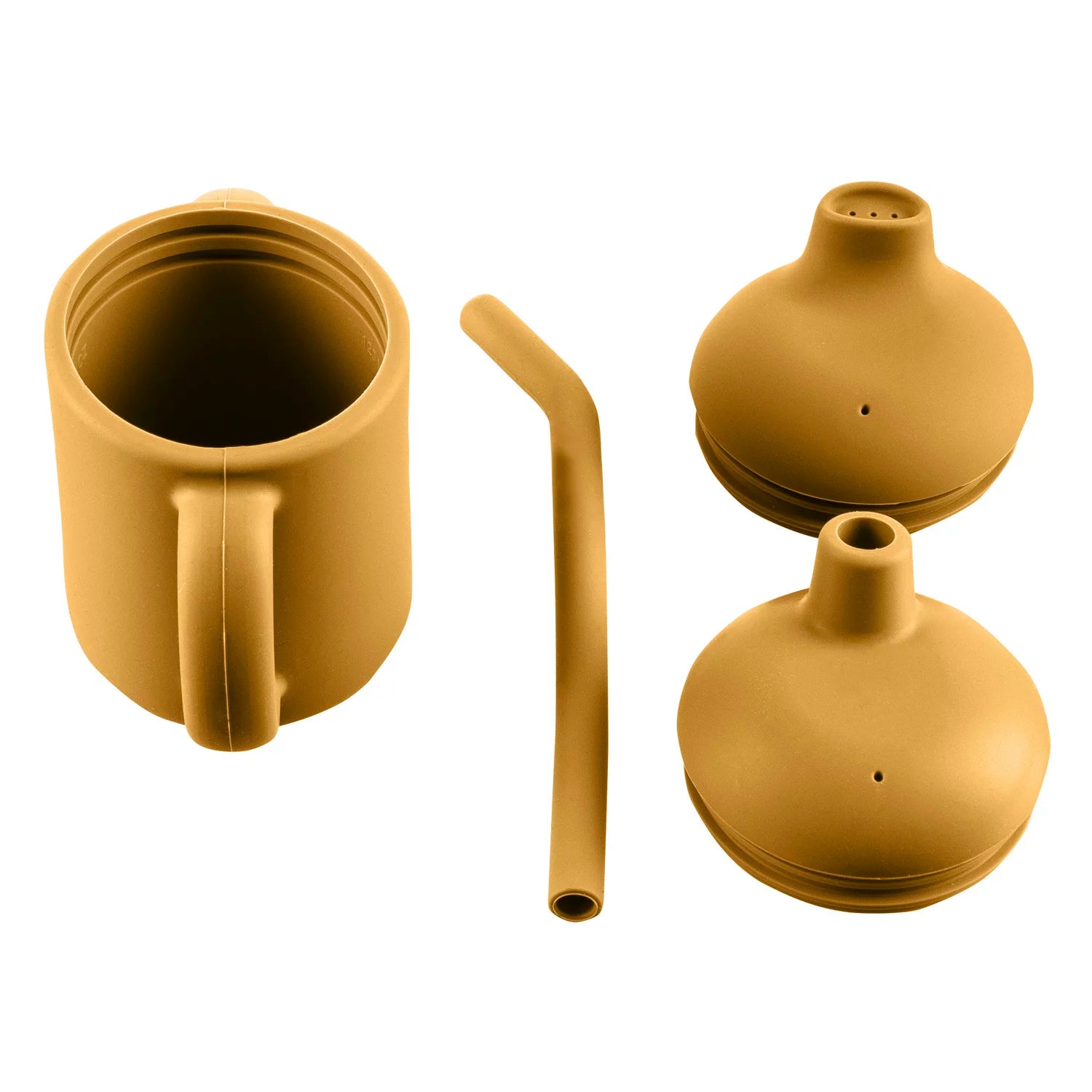 Силиконова Чаша 2в1 Mustard Yellow Zopa