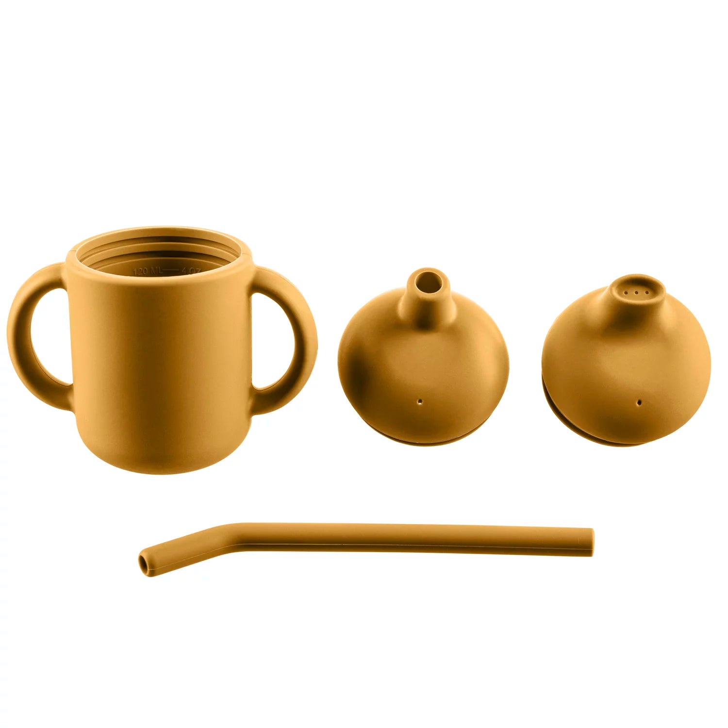 Силиконова Чаша 2в1 Mustard Yellow Zopa