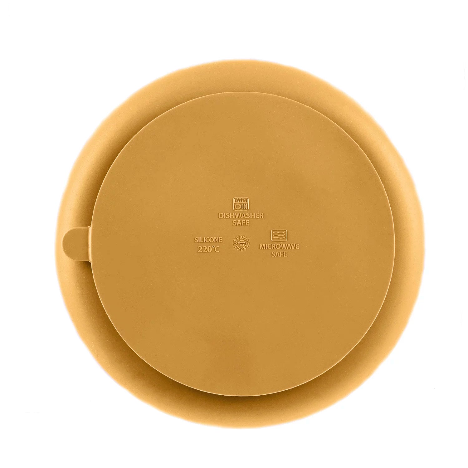 Силиконова Чиния С Разеления И Вакуум Mustard Yellow Zopa