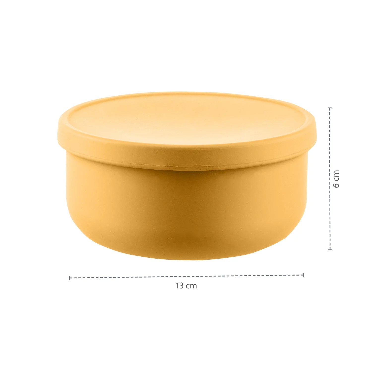 Силиконова Купа С Капак Mustard Yellow Zopa