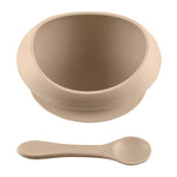 Силиконова Купа С Вакуум + Лъжица Sand Beige Zopa