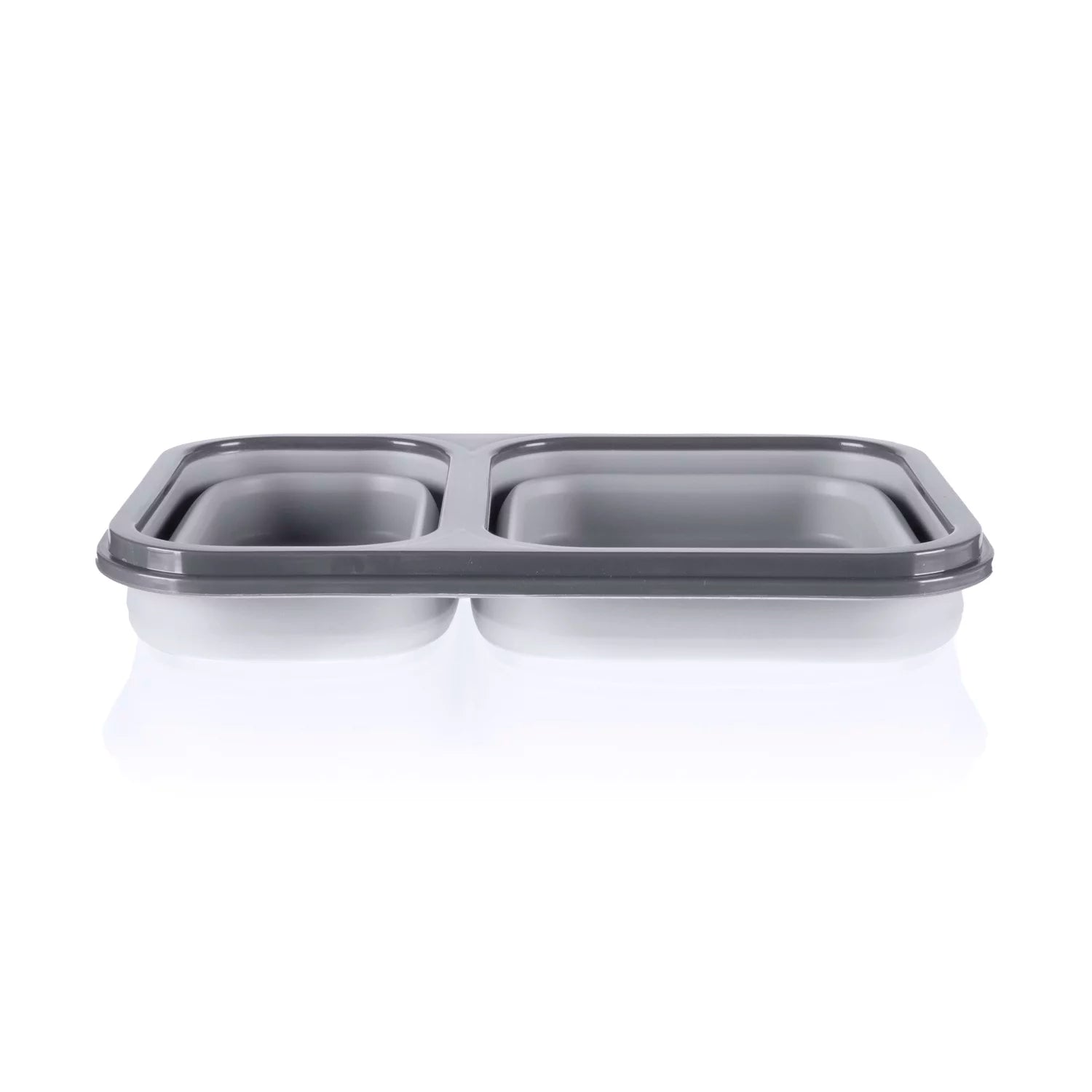 Силиконова Кутия За Обяд С Лъжица Large Dove Grey Zopa