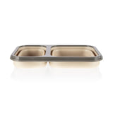Силиконова Кутия За Обяд С Лъжица Large Sand Beige Zopa