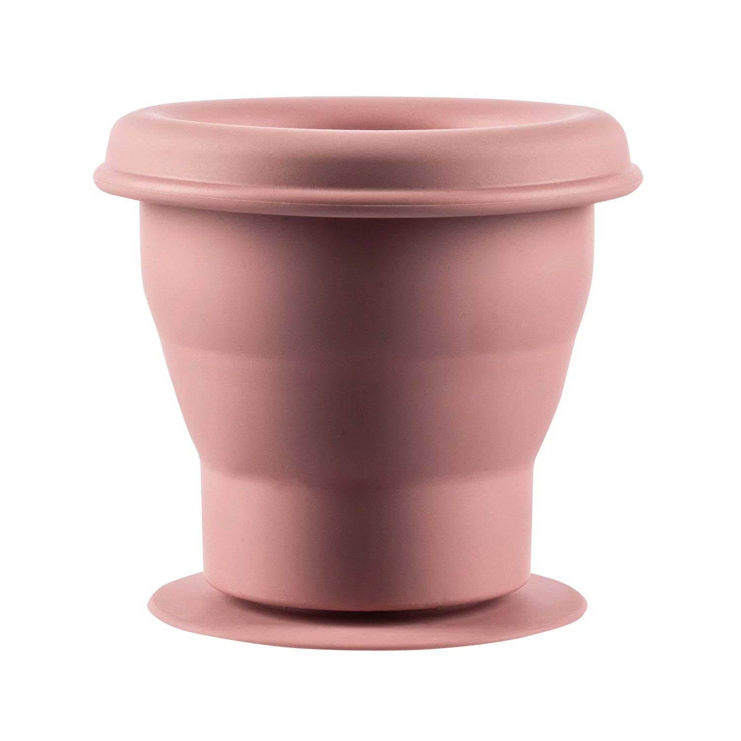 Силиконова Сгъваема Купа За Закуски С Вакуум Old Pink Zopa