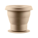 Силиконова Сгъваема Купа За Закуски С Вакуум Sand Beige Zopa