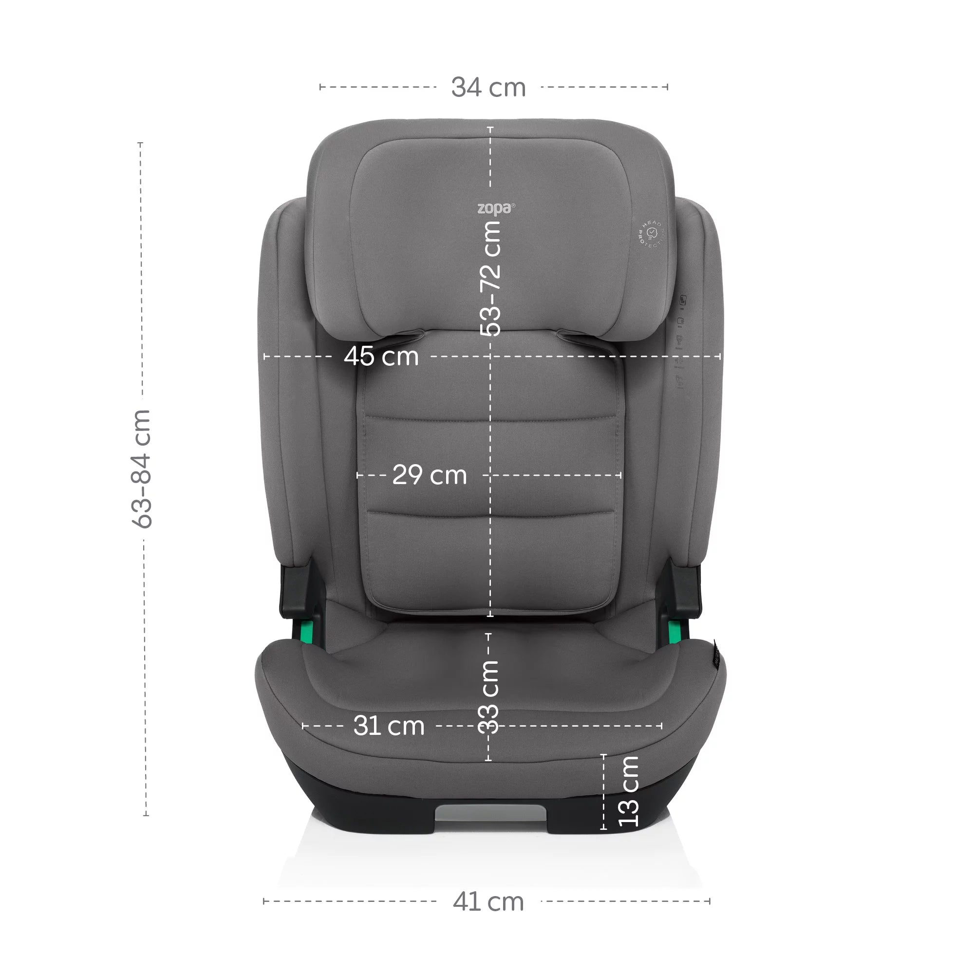 Столче За Кола Matrix S I Size (105 150см.) Aquatic Green Zopa