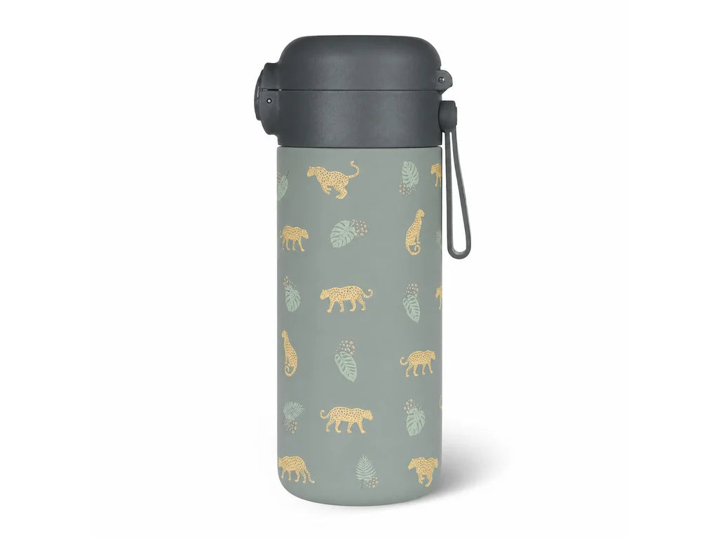 Термо Бутилка Със Силиконова Дръжка И Накрайник За Пиене 350 Ml Wild Gepard Zopa