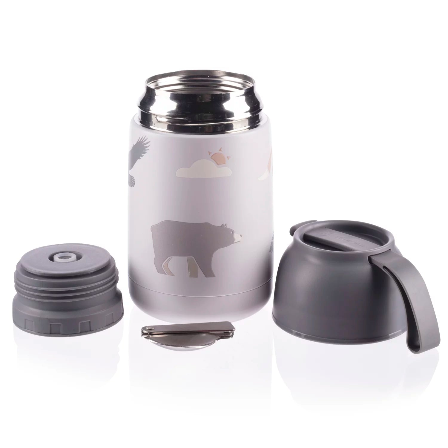 Термос За Храна Със Силиконов Държач 620 Ml Mountains Zopa