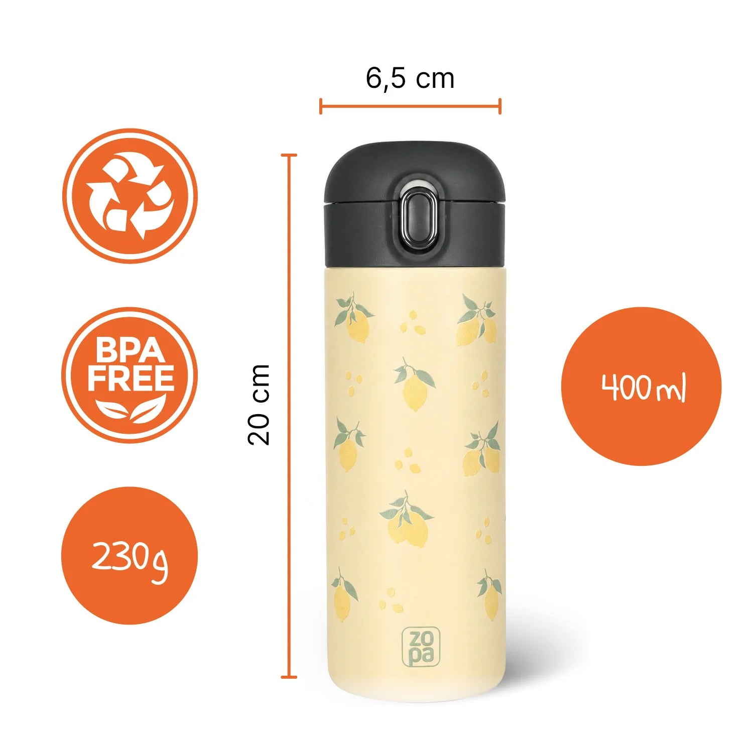 Термо Бутилка С Накрайник За Пиене 400 Ml Wild Gepard Zopa