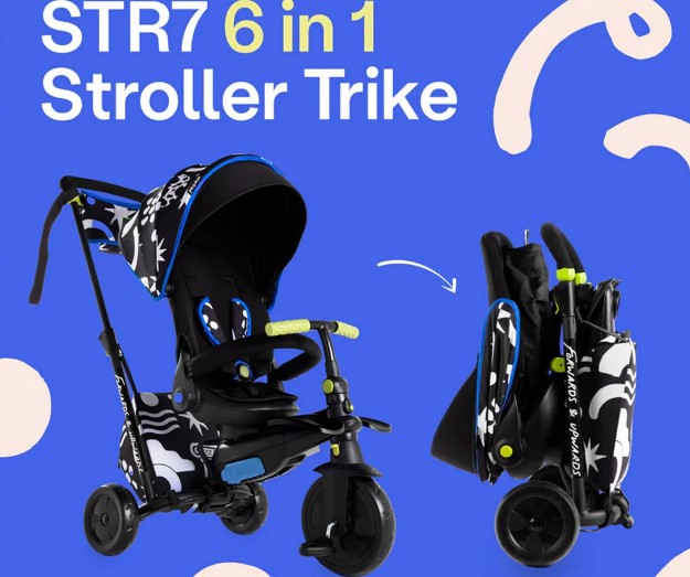 Сгъваема Триколка 6-В-1 Smartrike, Str7 Kelly Anna - Изследване --- BebeMama