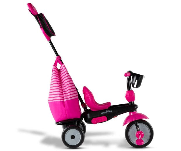 Детска Триколка Smartrike 4-В-1 Swing Dlx, Розова --- BebeMama
