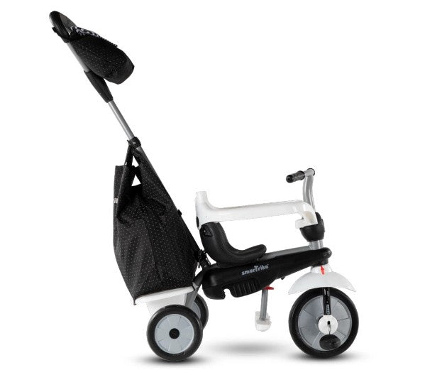 Детска Триколка Smartrike 4-В-1 Vanilla Plus, Черно И Бяло --- BebeMama