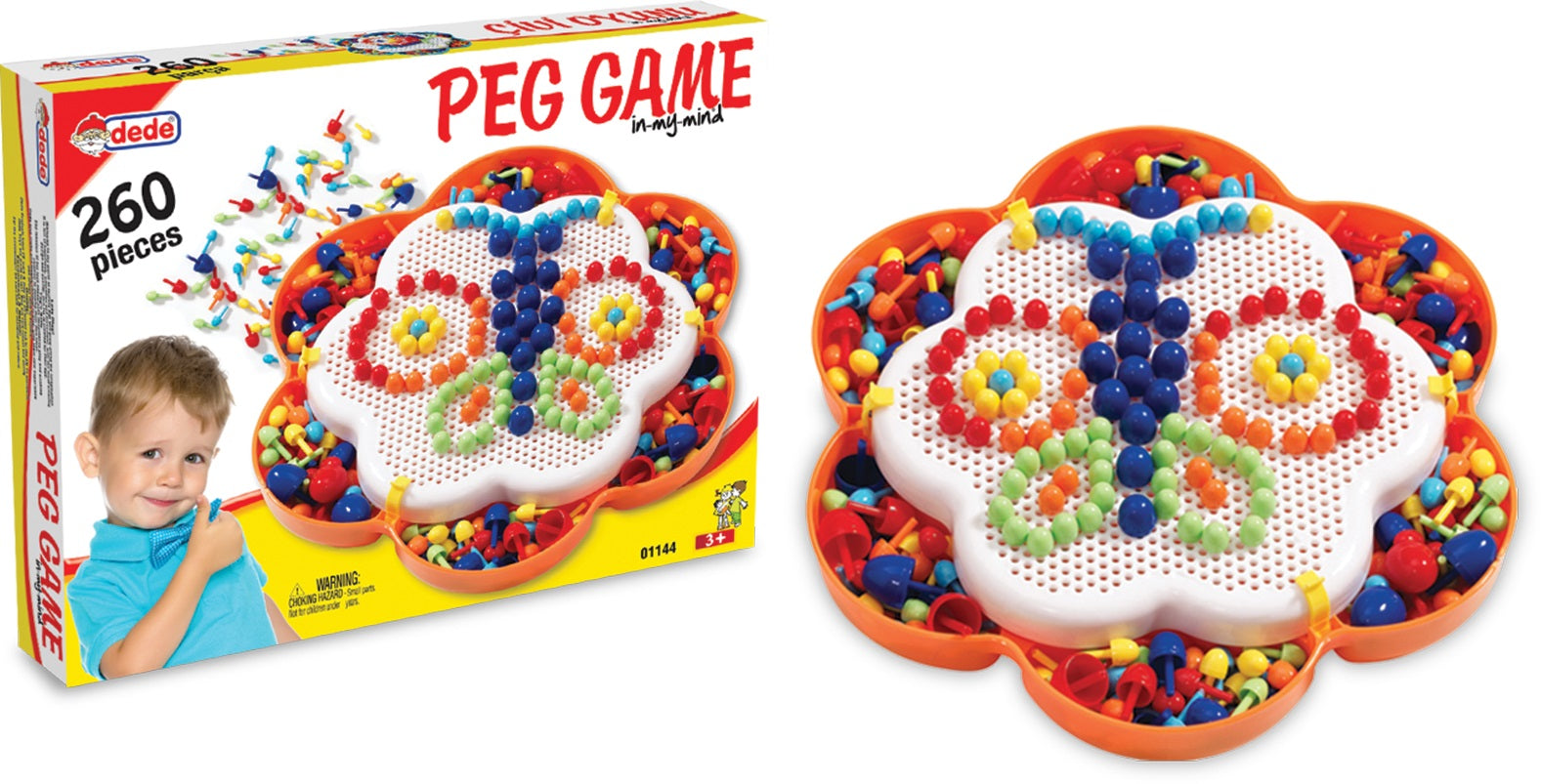 Мозайка 260 Части 7X38X30 - Строители, Мозайки И Конструктори - Thesmileofyourbaby - BebeMama