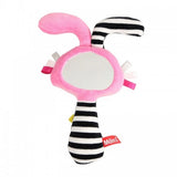 Мека играчка огледало - пискун с уши Розово - Играчки - MomsCare - BebeMama