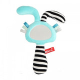 Мека играчка огледало - пискун с уши Синьо - Играчки - MomsCare - BebeMama