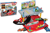 Паркинг С 2 Нива И Писта 44Х10Х34 С Метални Колички В Комплекта - Коли, Камиони, Влакове И Самолети - Thesmileofyourbaby - BebeMama