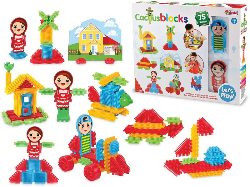 Конструктор Кактус Град 75 Ел. 32Х7Х32 - Строители, Мозайки И Конструктори - Thesmileofyourbaby - BebeMama